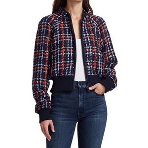 MOTHER - THE MOCK NECK RIBBED JACKET - BEAT BY BEAT